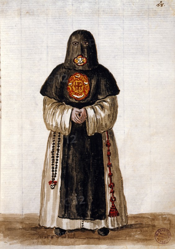 Van Grevenbroeck, Vêtement de la Confrérie du Très Saint Nom de Dieu, fondée le 15 décembre 1581 à l'église de San Domenico di Castello à Venise