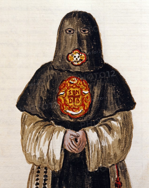 Van Grevenbroeck, Vêtement de la Confrérie du Très Saint Nom de Dieu, fondée le 15 décembre 1581 à l'église de San Domenico di Castello à Venise