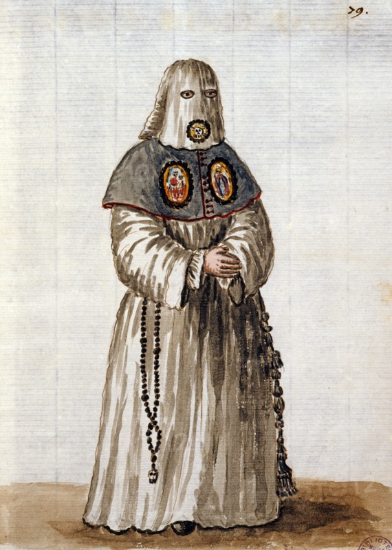 Van Grevenbroeck, Vêtement de la Confrérie de Santa Maria del Suffragio, fondée le 21 mai 1660 dans la petite collégiale de San Basso Martire à Venise