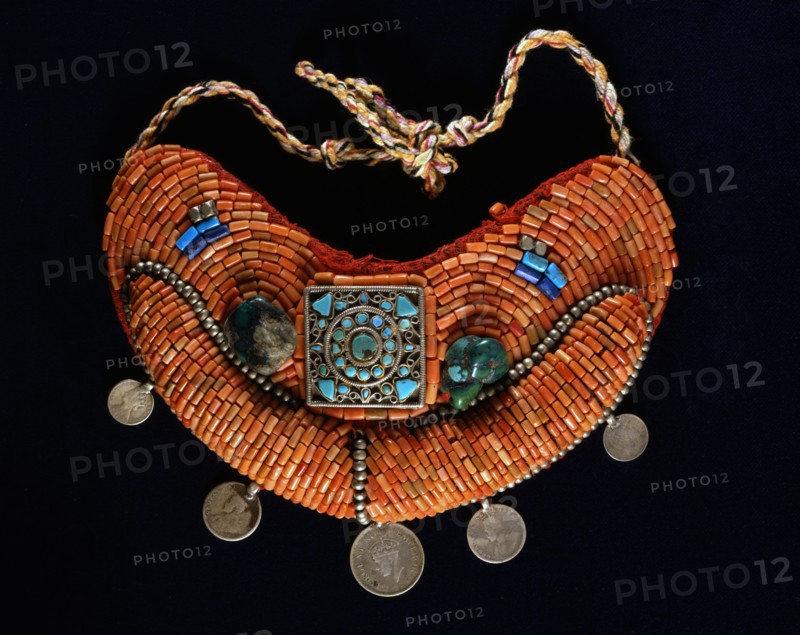 Orenement de pectoral provenant de la région du Ladakh au nord de l'Inde