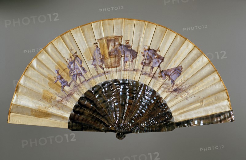 Eventail "Femme en berline", de l'Atelier "Alexandre Paris"