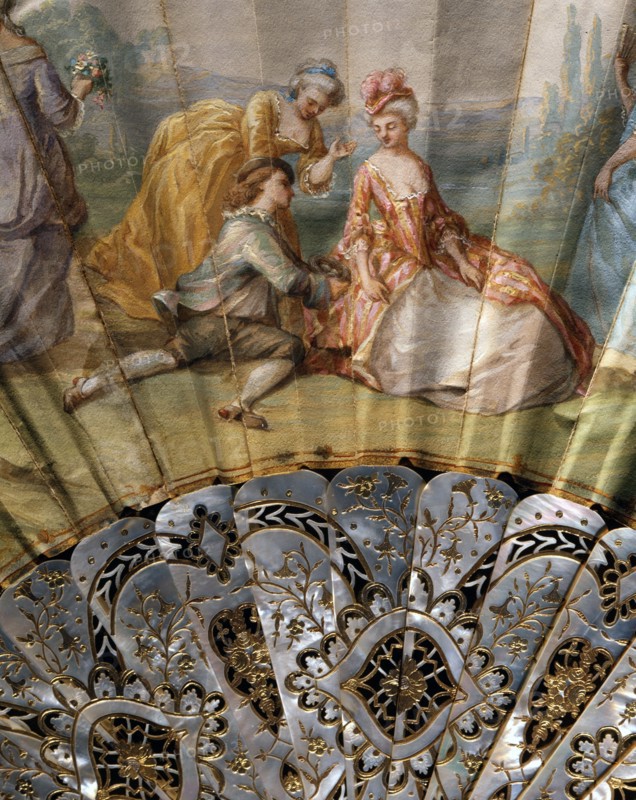 Eventail "Cadeau à l'amoureuse"