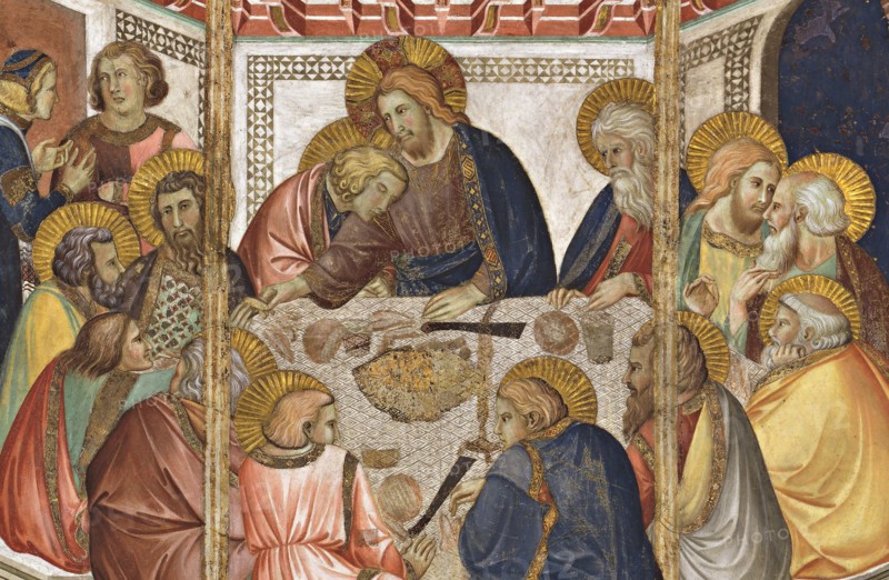 Lorenzetti, The Last Supper (detail)