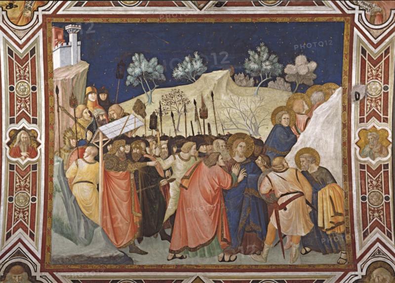 Lorenzetti, The Taking of Christ. Betrayal of Jesus.