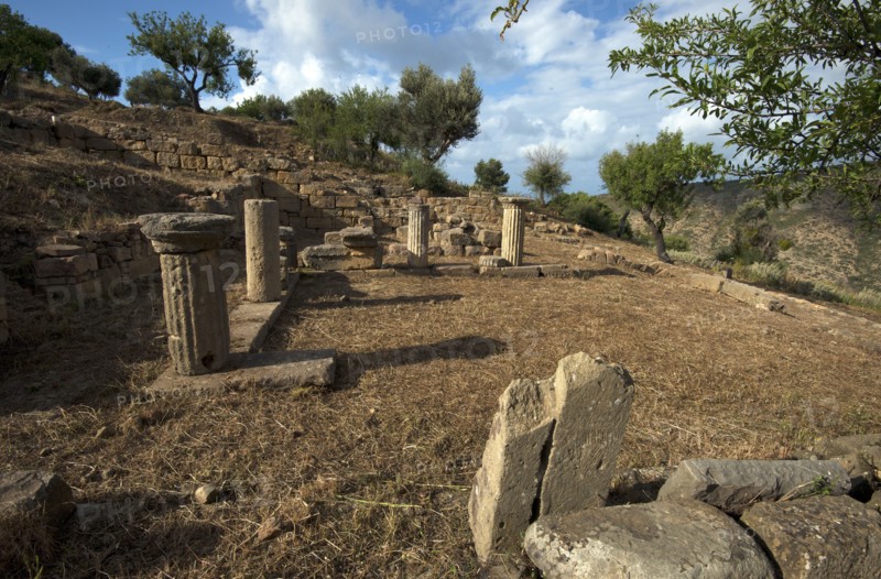 Site archéologique de Halaesa Arconidea (Sicile)