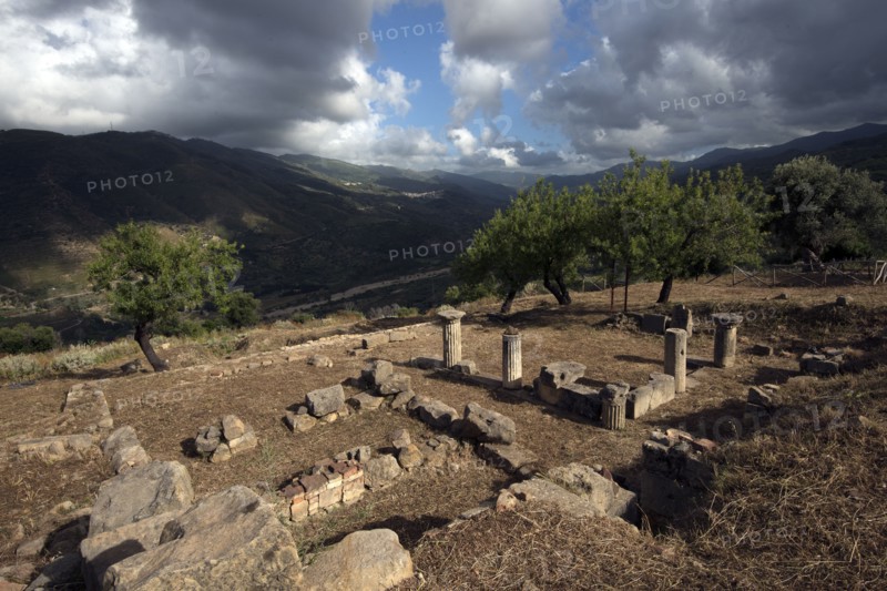 Site archéologique de Halaesa Arconidea (Sicile)