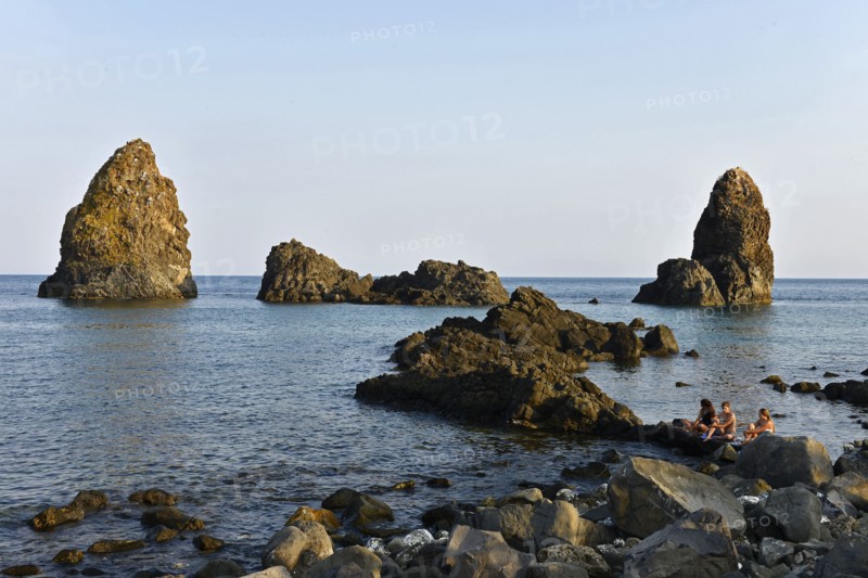 "Roches des Cyclopes", à Aci Trezza (Sicile)