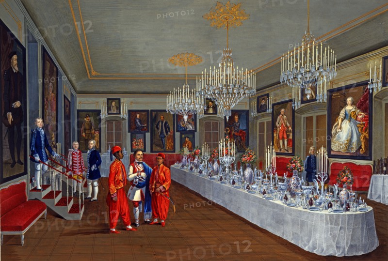 Germano Prosdocimi, Dining room of the Villa Lazarovich in Trieste