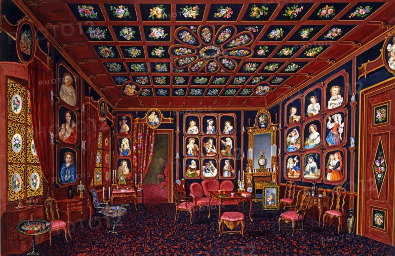Germano Prosdocimi, Salon de conversation de la Villa Lazarovich à Trieste