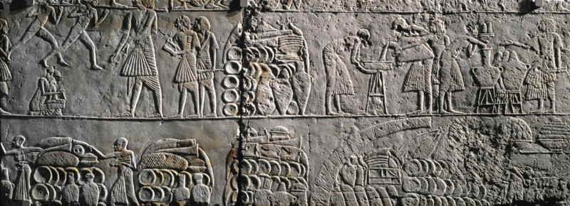 Relief provenant de la tombe de Horemheb à Saqqarah