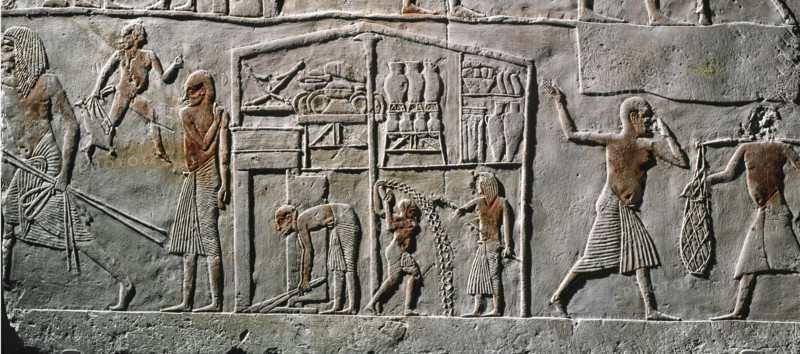 Relief from the tomb of Horemheb in Saqqara