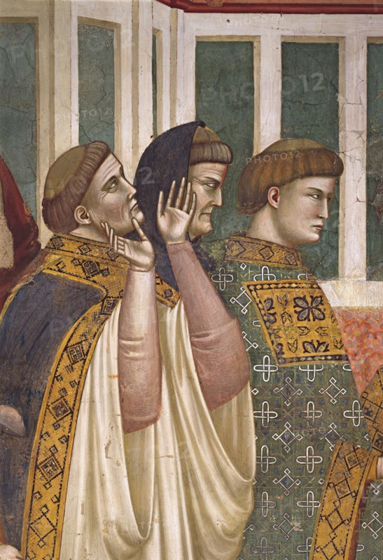 Giotto, La libération de l'hérétique Pierre d'Alife (détail)