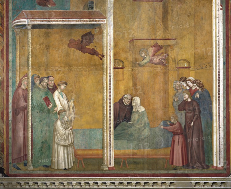 Giotto, Le miracle de la femme ressuscitée