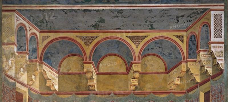 Giotto, Le Pape Innocent III approuve la Règle de saint François (détail)
