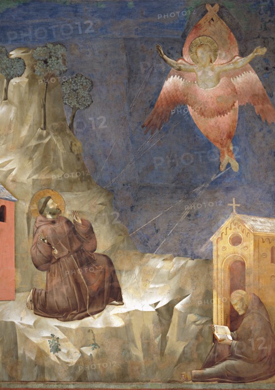 Giotto, Saint François reçoit les stigmates sur le mont Verna