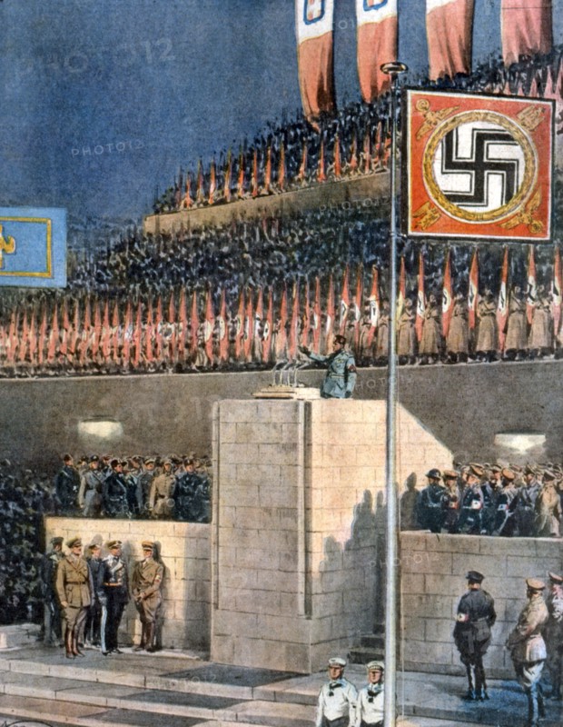 Discours de Benito Mussolini à Berlin le 28 septembre 1937