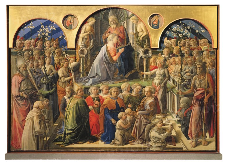 Fra Filippo Lippi, Le Couronnement de la Vierge