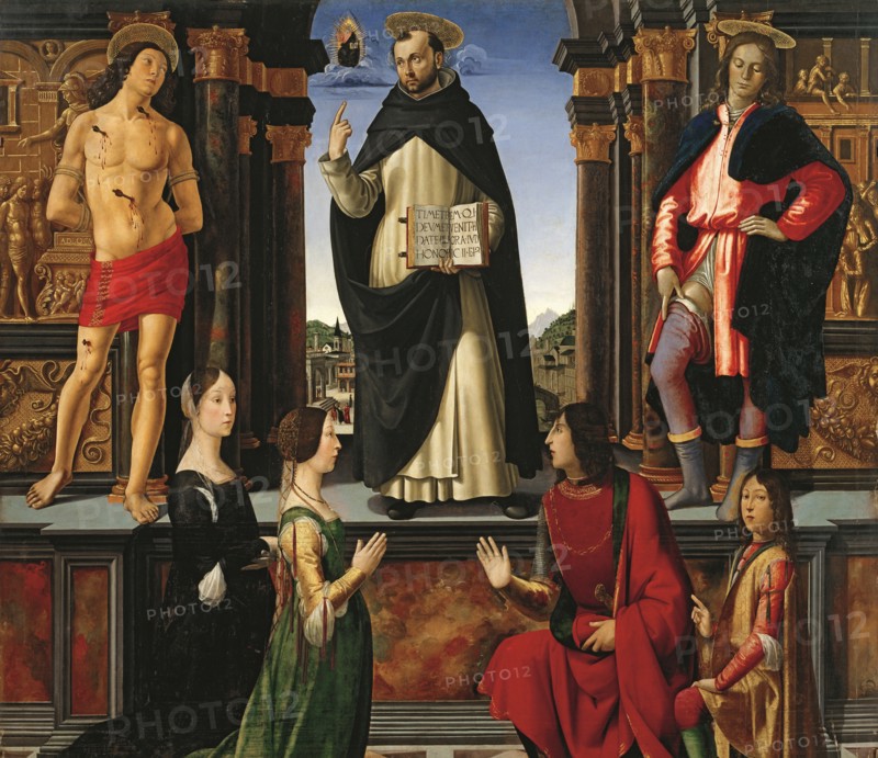 Ghirlandaio, Retable de San Vincenzo Ferreri (détail)