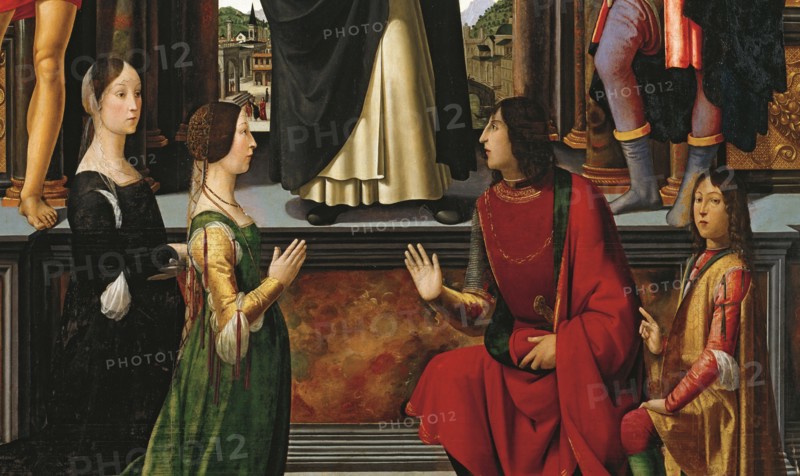 Ghirlandaio, Retable de San Vincenzo Ferreri (détail)