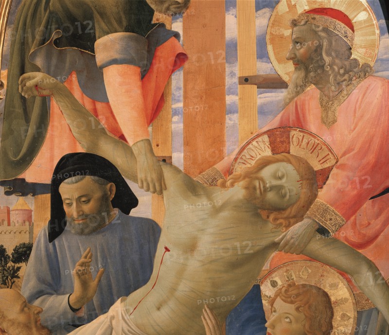 Fra Angelico, La Déposition (détail)
