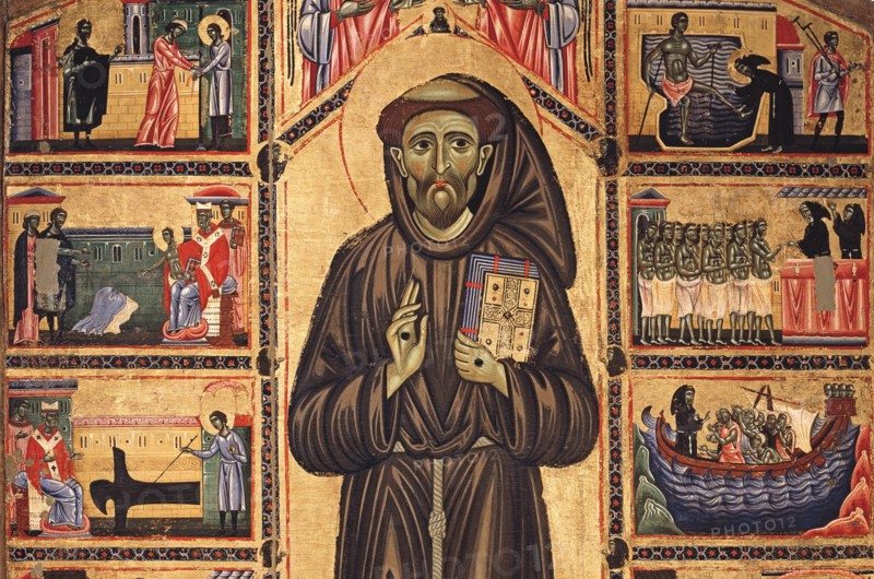 Maître de San Francesco Bardi, Saint François et histoires de sa vie (détail)