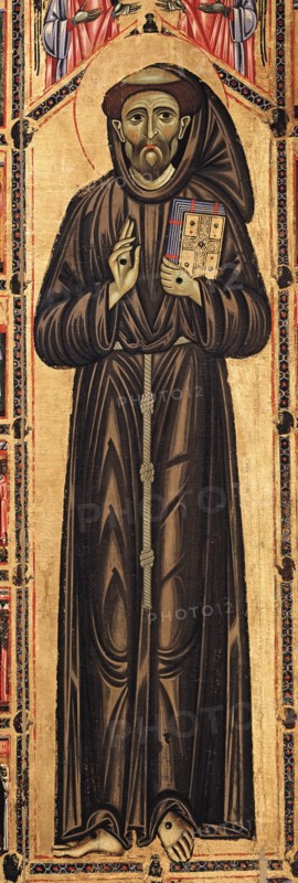 Maître de San Francesco Bardi, Saint François et histoires de sa vie (détail)