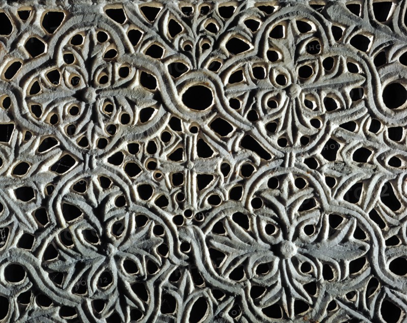 Panneau décoratif du chancel de la basilique San Apollinare Nuovo à Ravenne (détail)