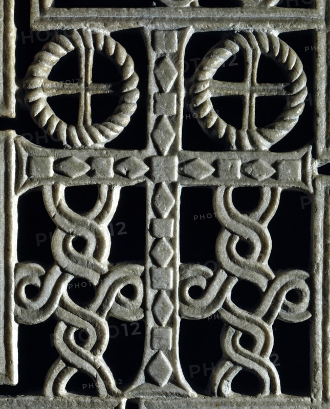 Panneau décoratif du chancel de la basilique San Apollinare Nuovo à Ravenne (détail)