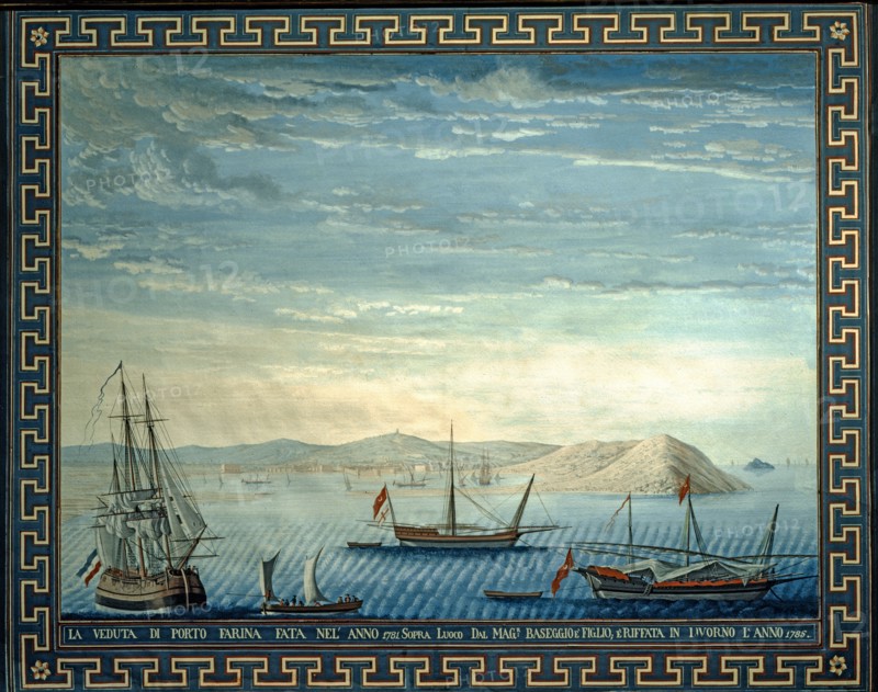 Baseggio, Vue du port de Farina en 1781