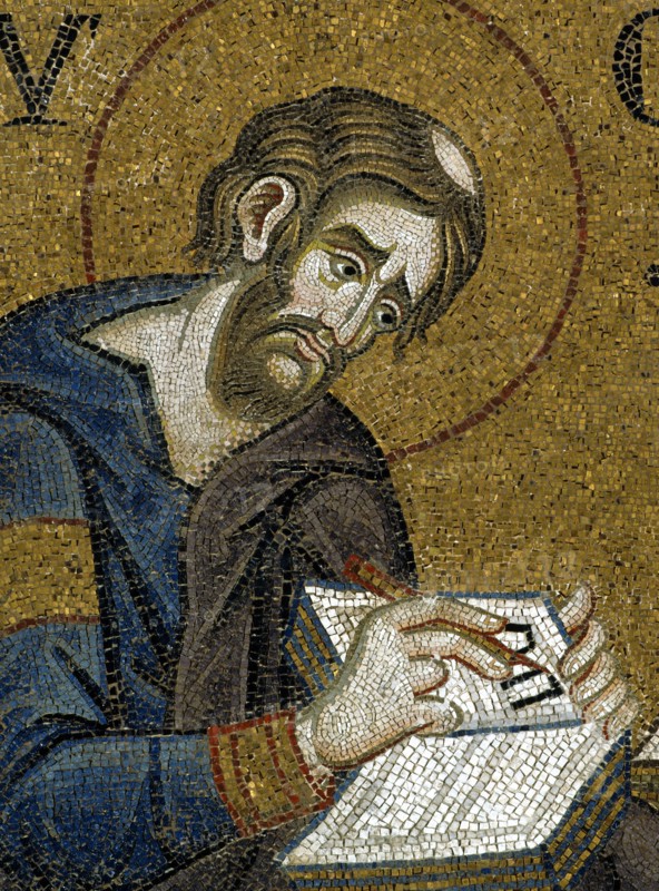 Saint Luc l'Evangéliste, Baptistère de la basilique Saint-Marc de Venise
