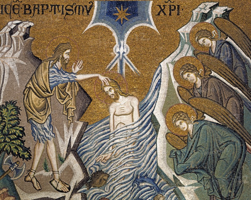 Le baptême du Christ, Baptistère de la basilique Saint-Marc de Venise