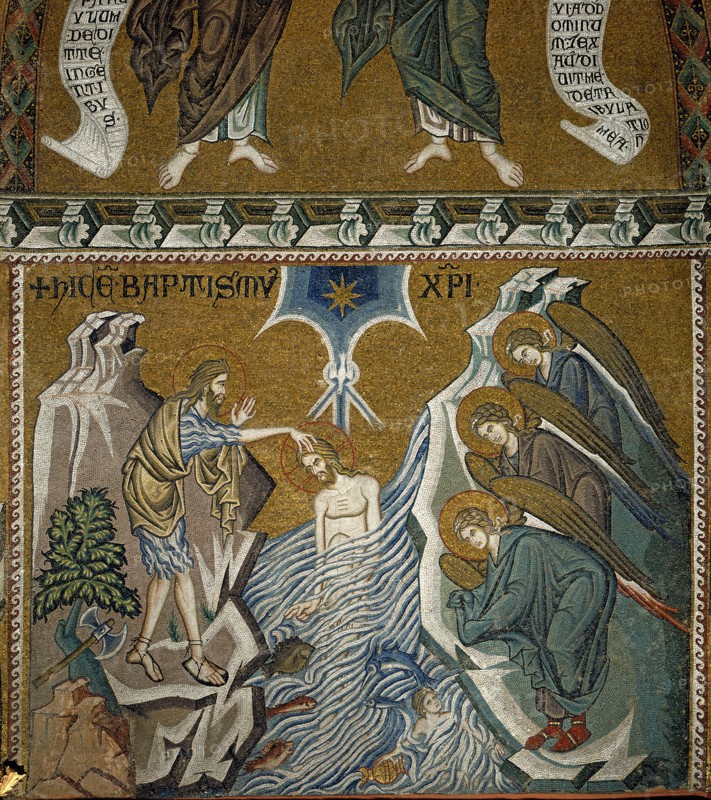 Le baptême du Christ, Baptistère de la basilique Saint-Marc de Venise