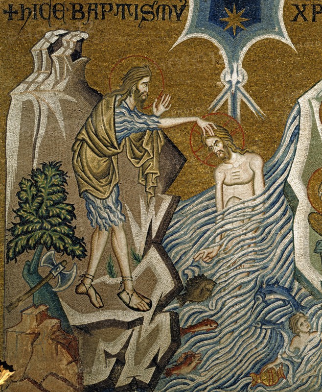 Le baptême du Christ, Baptistère de la basilique Saint-Marc de Venise