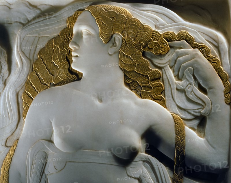 Campini, Allegorical figures, homage to Dante Alighieri (detail)