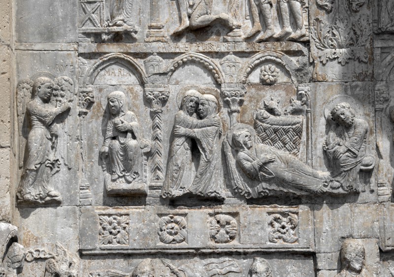 L'Annonciation, la Visitation et la naissance du Christ