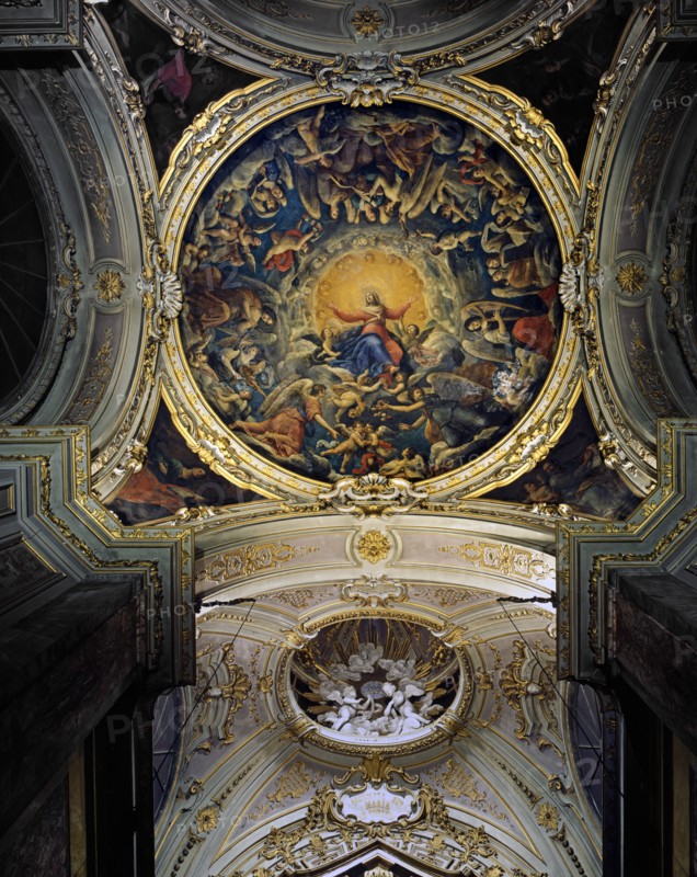 Coupole de la chapelle latérale de la cathédrale de Ravenne, dite "Madonna del sudore"