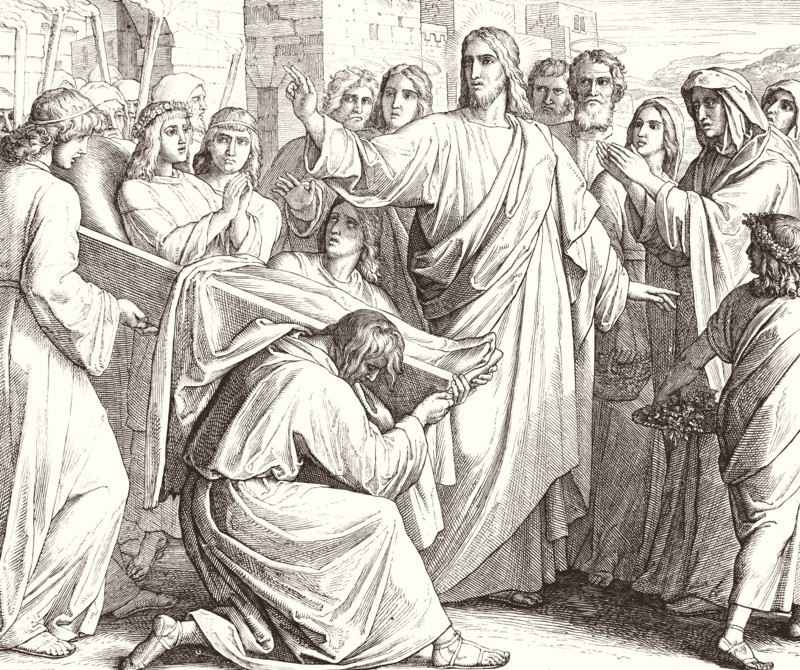 Carolsfeld, La Résurrection du fils de la veuve de Naïm