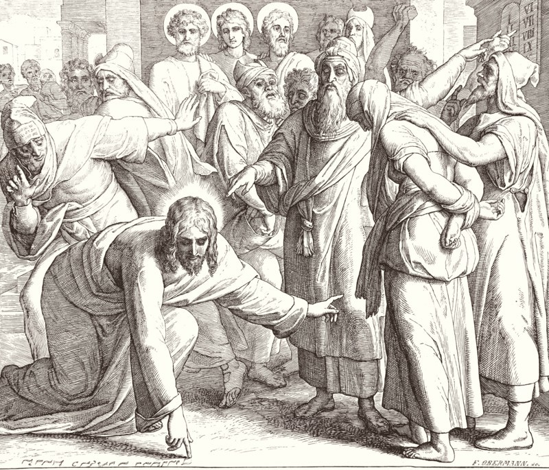 Carolsfeld, Jésus et la femme adultère