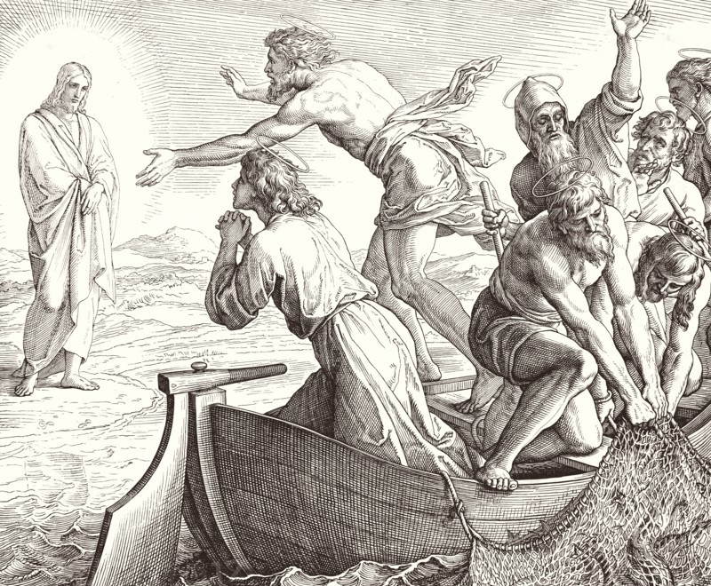 Carolsfeld, Jésus marche sur les eaux