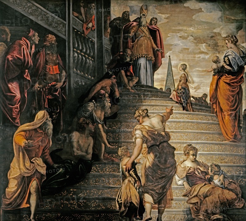 Tintoret, Présentation de Marie au Temple