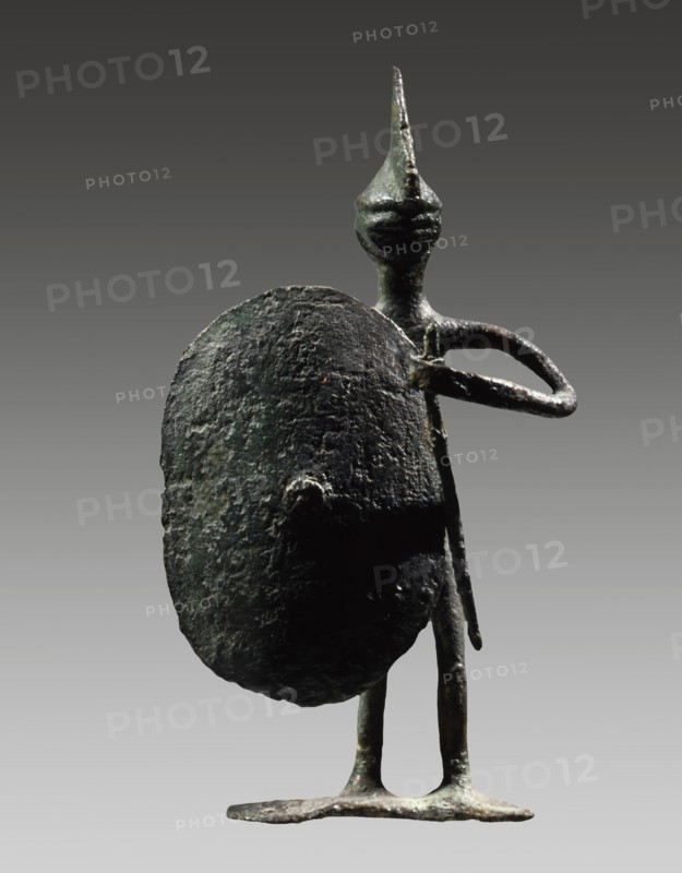 Guerrier étrusque en bronze