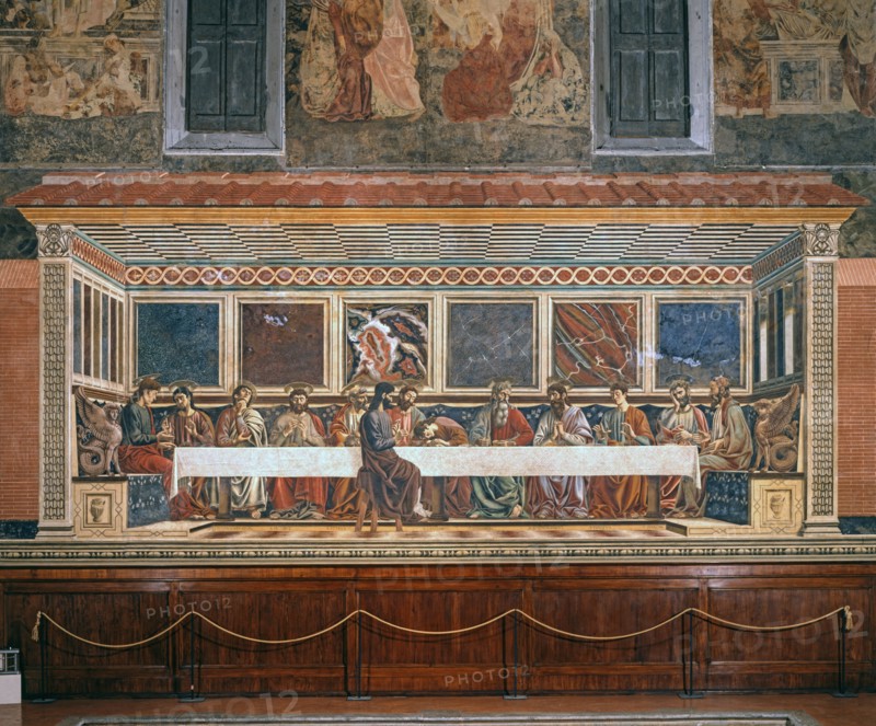 Andrea del Castagno, Fresque du Cenacolo di Sant' Apollonia à Florence