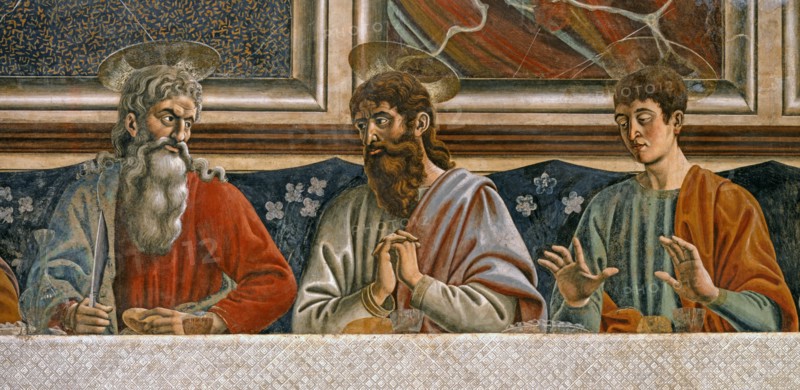 Andrea del Castagno, Fresque du Cenacolo di Sant' Apollonia à Florence