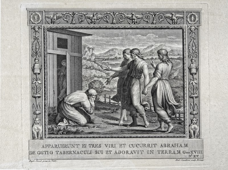 La Genèse, chapitre 18 : Abraham reçoit la visite des trois anges