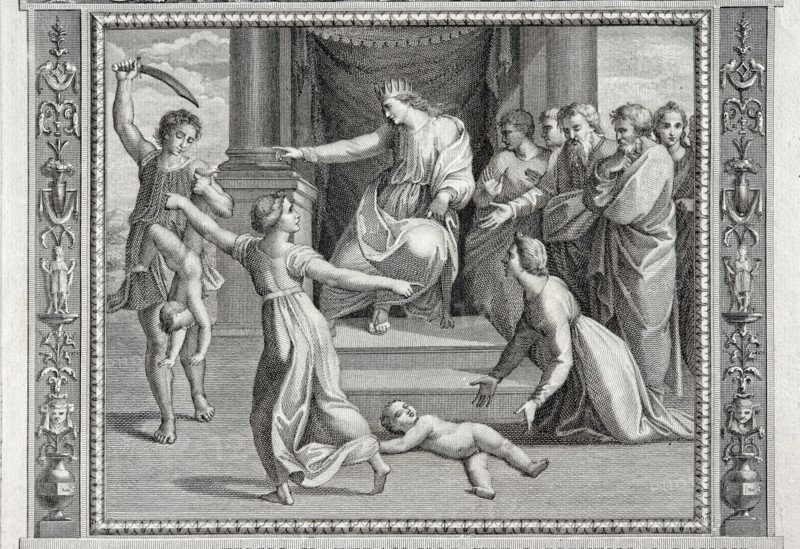 Le Premier Livre des Rois, chapitre 3 : Le jugement de Salomon