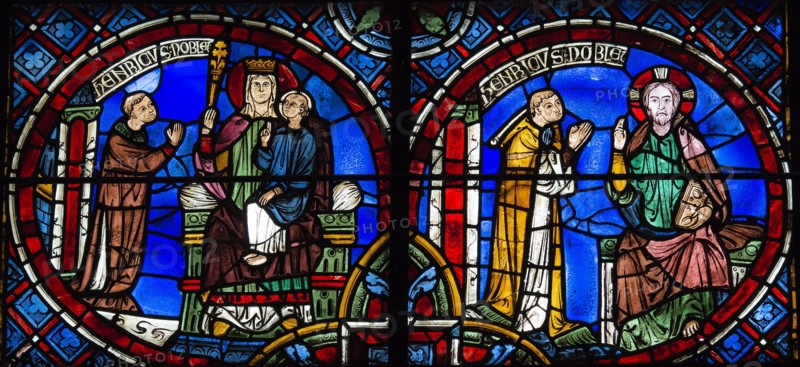 Le chanoine Henri Noblet (vitrail de Chartres)