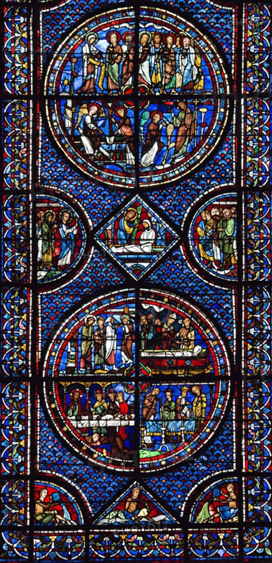 Vitrail de la Vie de Marie-Madeleine (vitrail de Chartres)