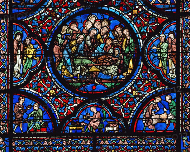 Vitrail de la Glorification de la Vierge (vitrail de Chartres)