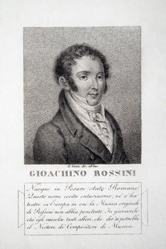 Portrait de Gioachino Rossini