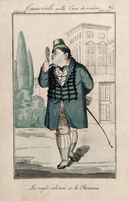 Casacciello in the comic opera ‘Maison à vendre’ by Dalayrac and Duval